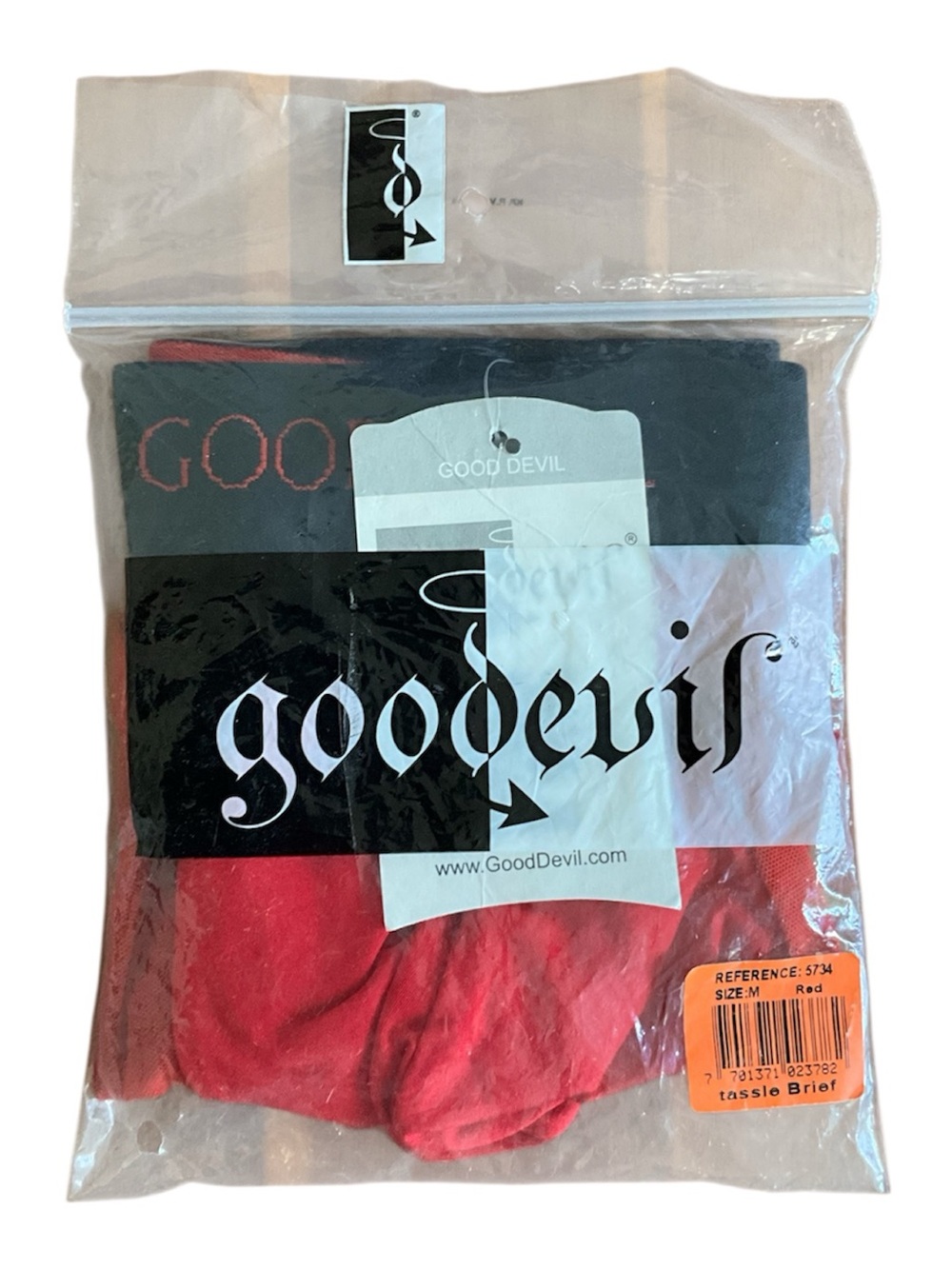 Good Devil Red Tassel Brief / Trunk Combo